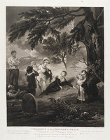 KG 15328
<br/>
Kinderen op hun moeders graf
<br/>
<em>Ogborne, John (1755-1795 ca.)</em>